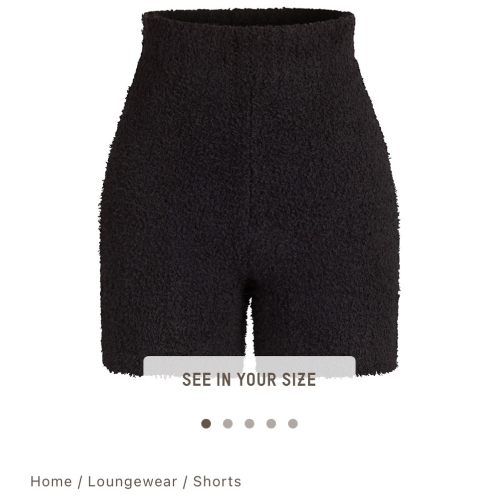 Skims loungewear cozy collection short!